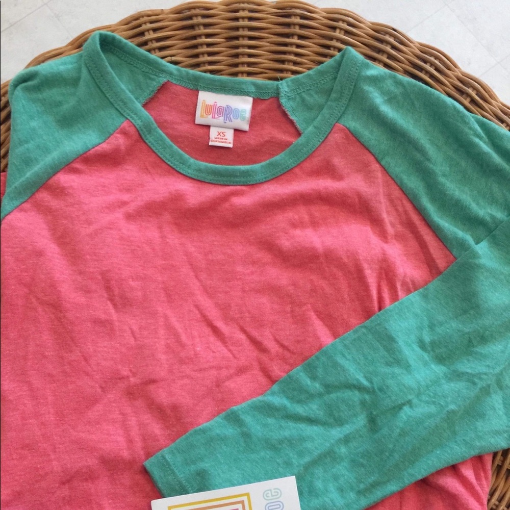 Lularoe Randy baseball T-shirt  Xs NWT